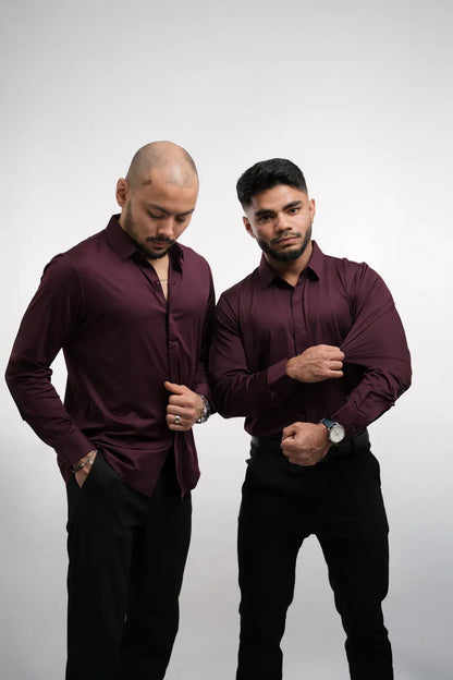 Men’s Wrinkle-Resistant Long-Sleeve Dress Shirt