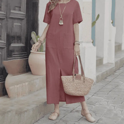 Women’s Casual Split Hem Maxi Dress