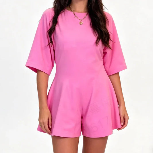 Women’s Flattering Round Neck Romper