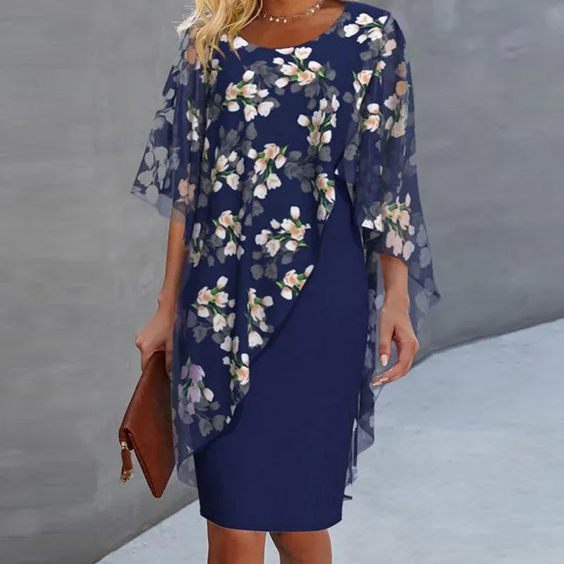 Women’s Luxe Bloom Overlay Dress
