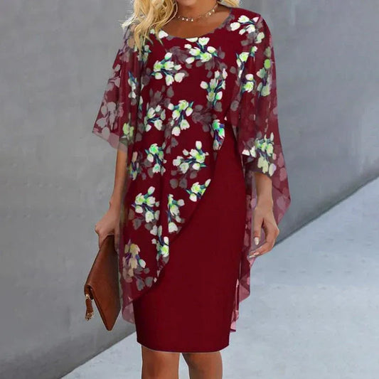 Women’s Luxe Bloom Overlay Dress