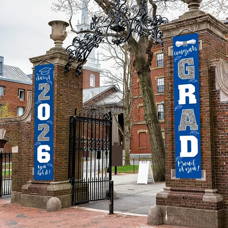 Class of 2026 Graduation Porch Banner Set