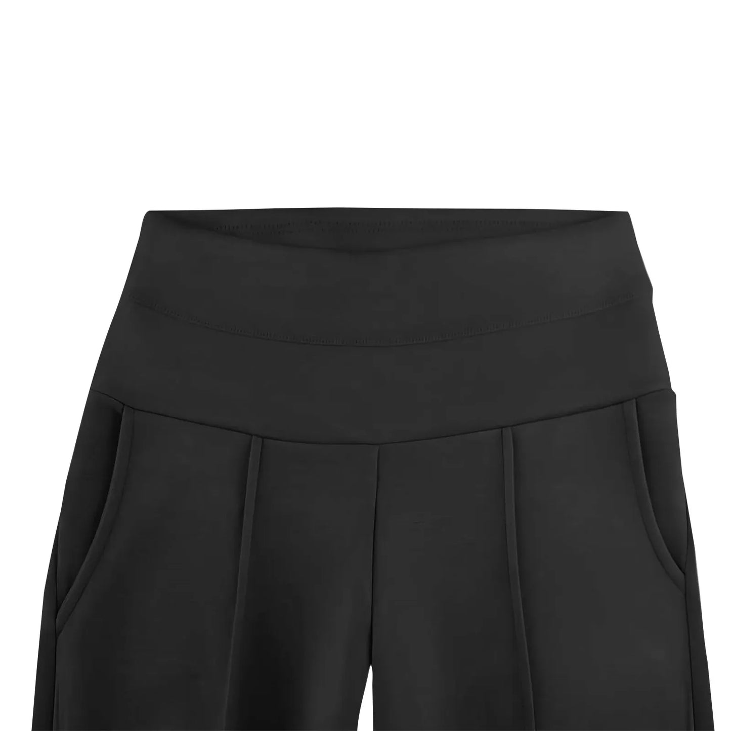Women’s High-Waisted Wide-Leg Yoga Pants with Pockets