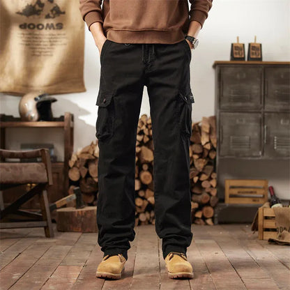 Men’s Tactical Cargo Pants with Multiple Pockets