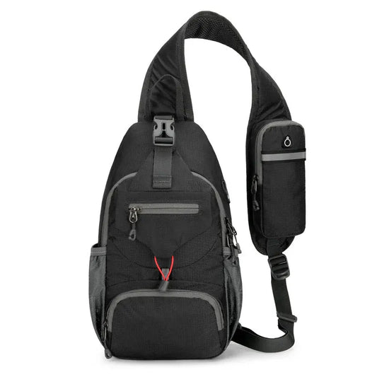 Outdoor Multi-Pocket Sling Bag