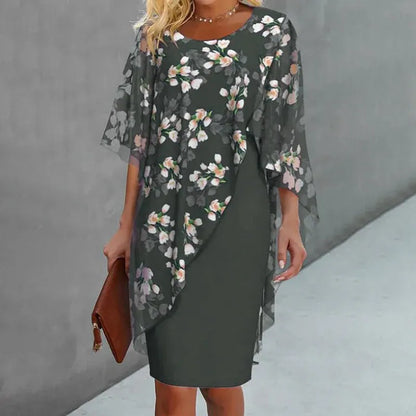 Women’s Luxe Bloom Overlay Dress