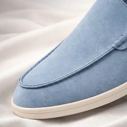 Men’s Casual Suede-Look Slip-On Loafers
