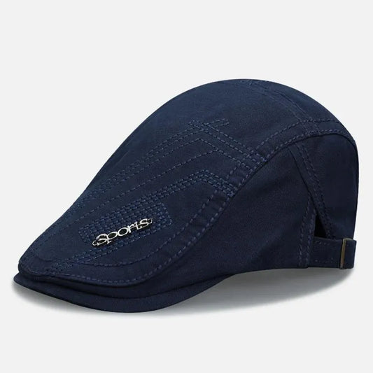 Men’s Classic Flat Cap Breathable Adjustable Hat