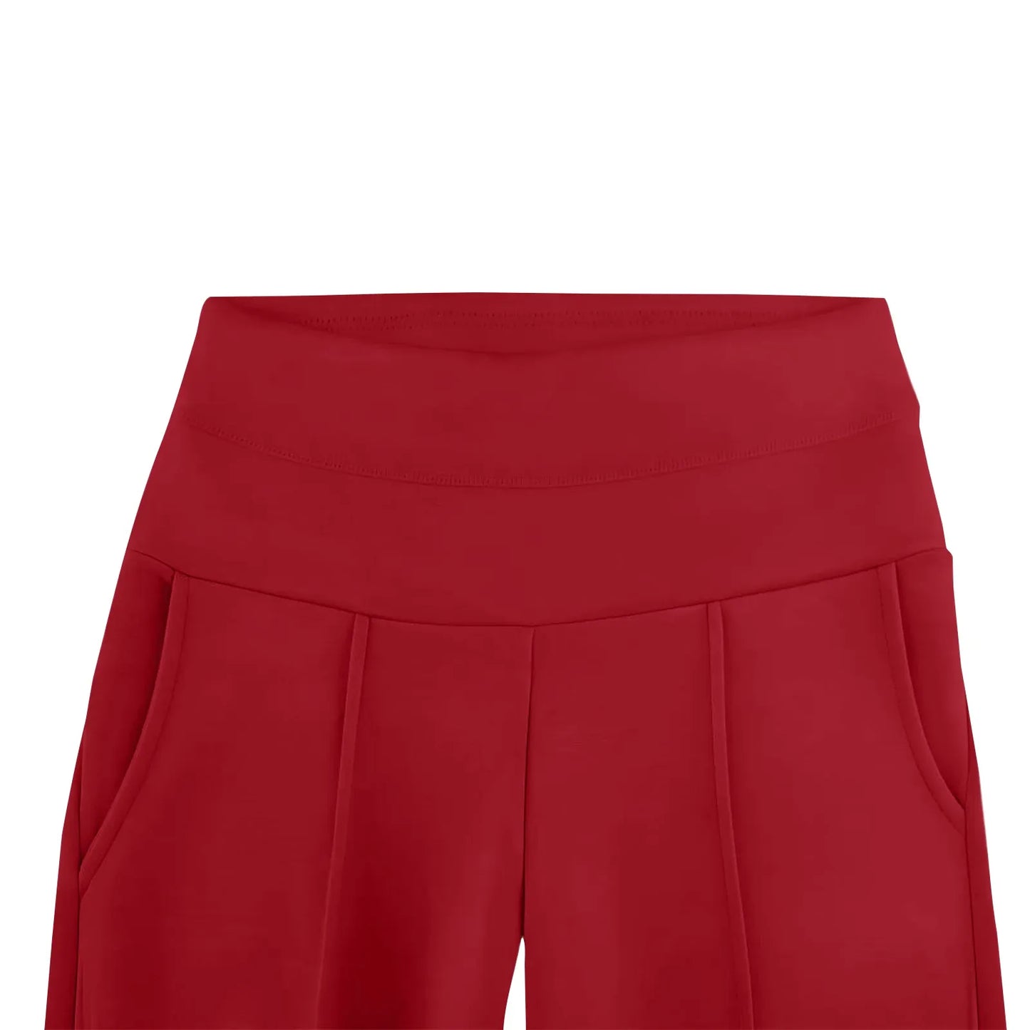 Women’s High-Waisted Wide-Leg Yoga Pants with Pockets