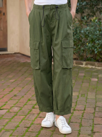 Men’s Relaxed Drawstring Cargo Pants