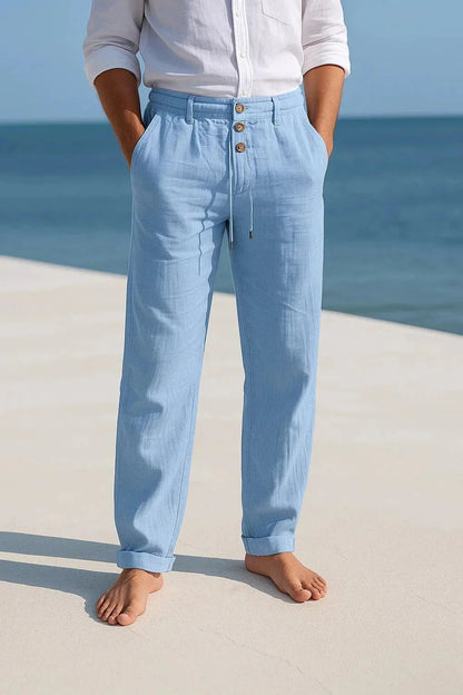 Men's Lightweight Breathable Linen Pants