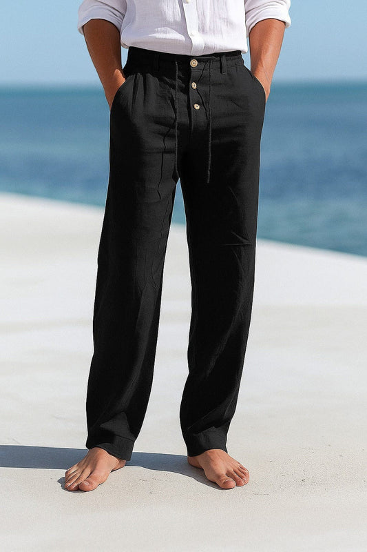 Men's Lightweight Breathable Linen Pants