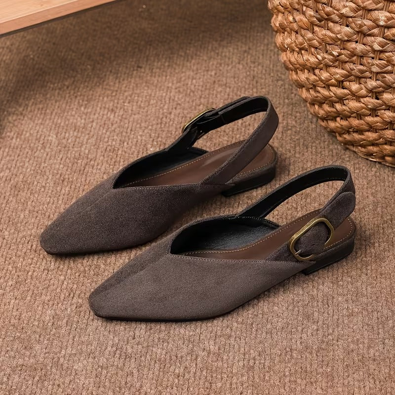 Women’s Pointed-Toe Slingback Flats