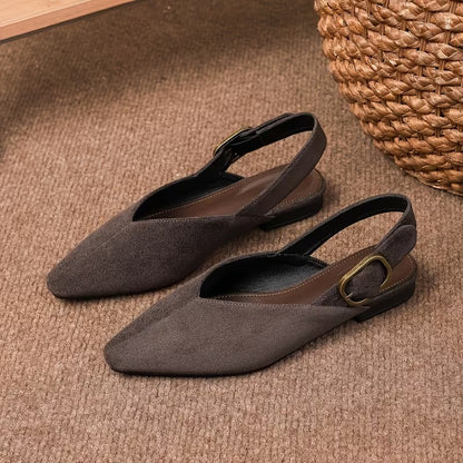 Women’s Pointed-Toe Slingback Flats