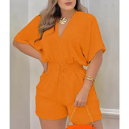 Women's Elastic Waist Romper