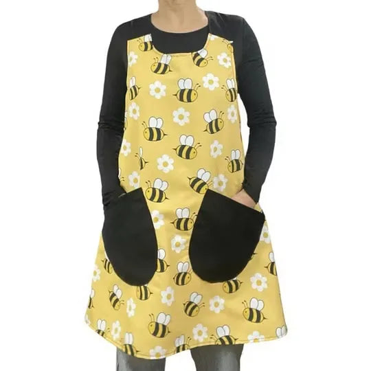 Women's Printed Cross Back Apron