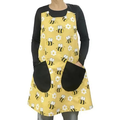 Women's Printed Cross Back Apron