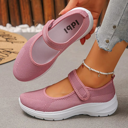 Women’s Breathable Mary Jane Walking Sneakers
