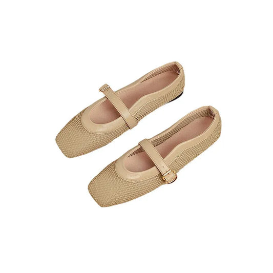 Women’s Breathable Mesh Mary Jane Flats