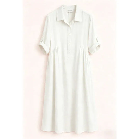 Women’s Relaxed Midi Shirt Dress