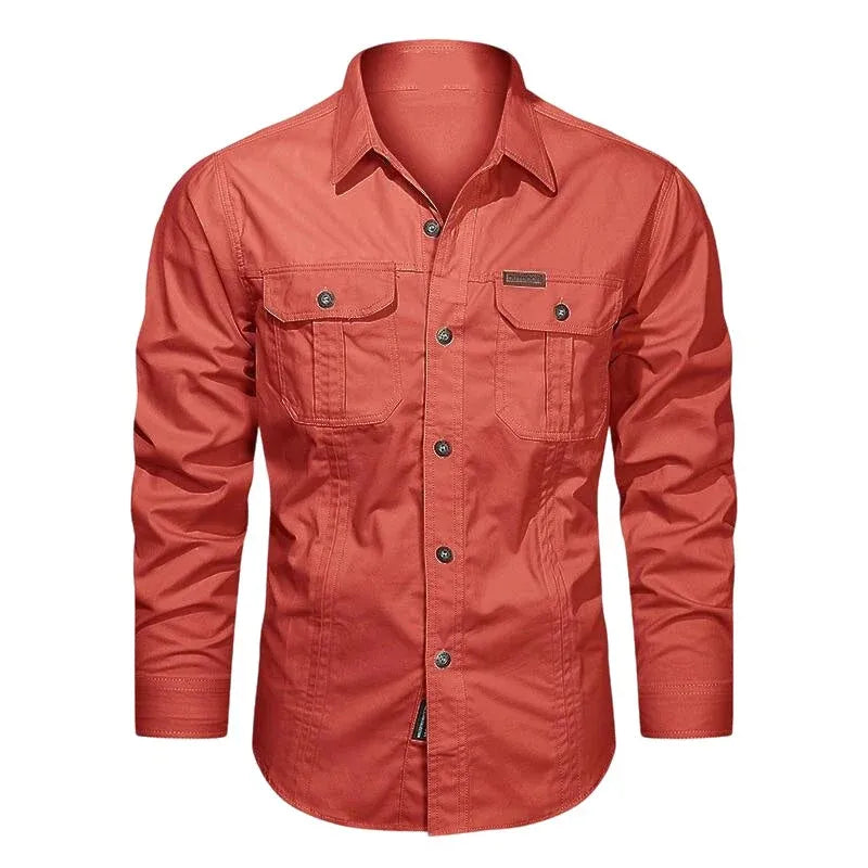 Men's Rugged Long Sleeve Work Shirt