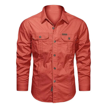 Men's Rugged Long Sleeve Work Shirt