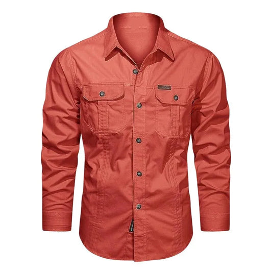 Men's Rugged Long Sleeve Work Shirt