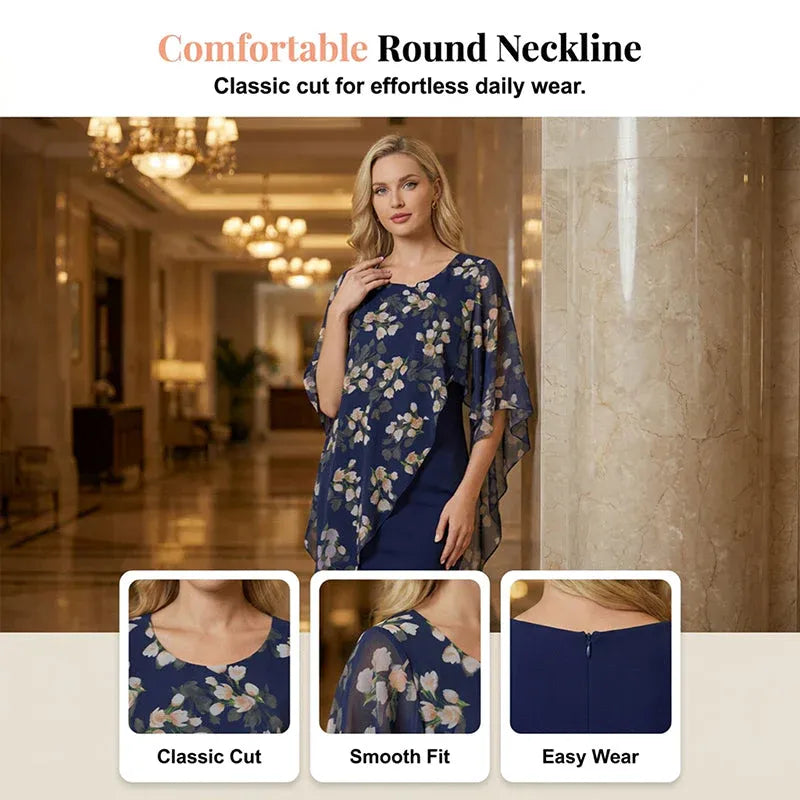 Women’s Luxe Bloom Overlay Dress