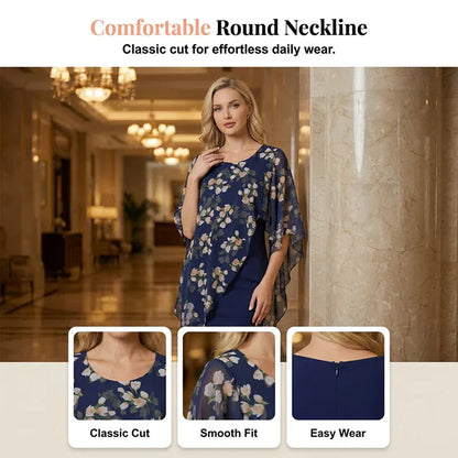 Women’s Luxe Bloom Overlay Dress