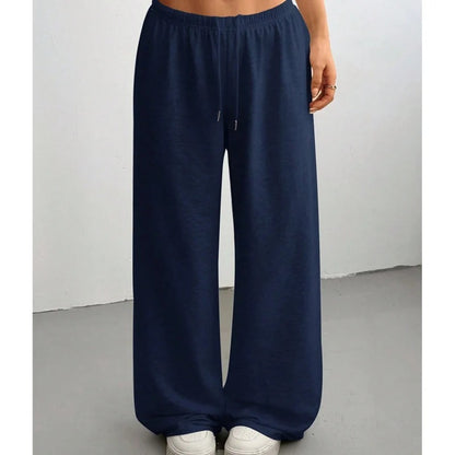Women's Drawstring Wide-Leg Pants