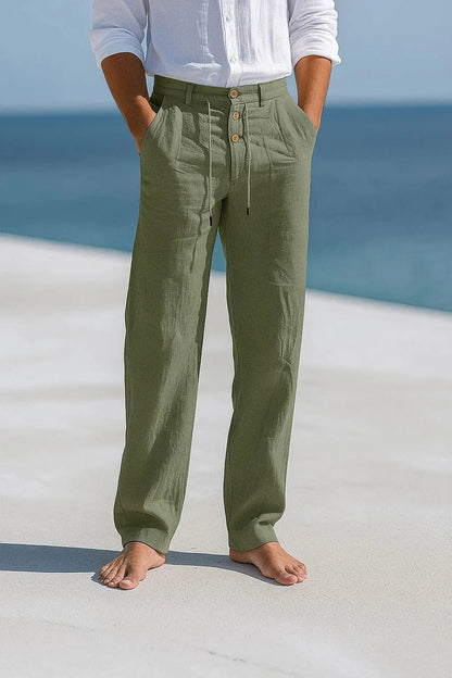 Men's Lightweight Breathable Linen Pants