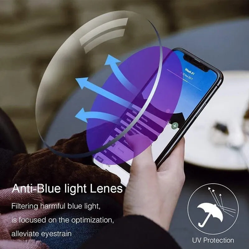 Rimless Blue Light Reading Glasses