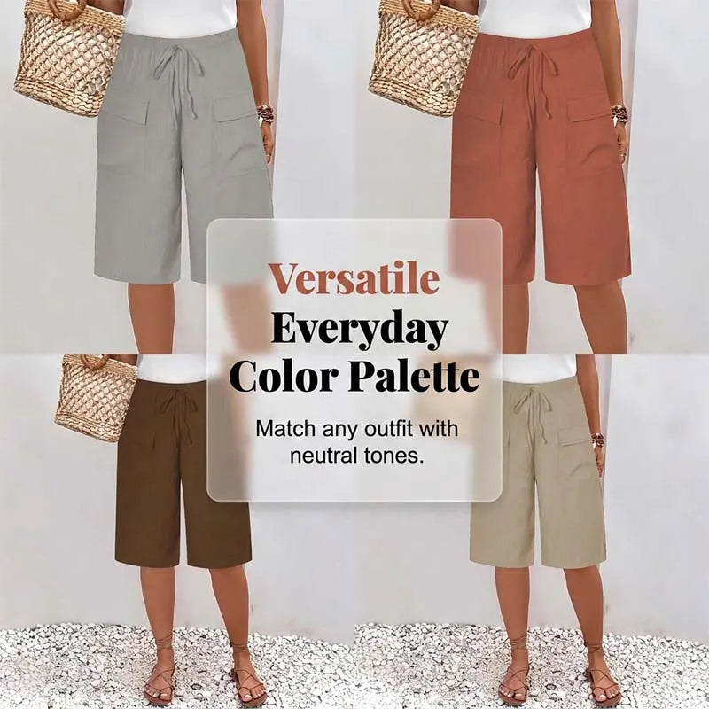 Women’s Drawstring Bermuda Shorts