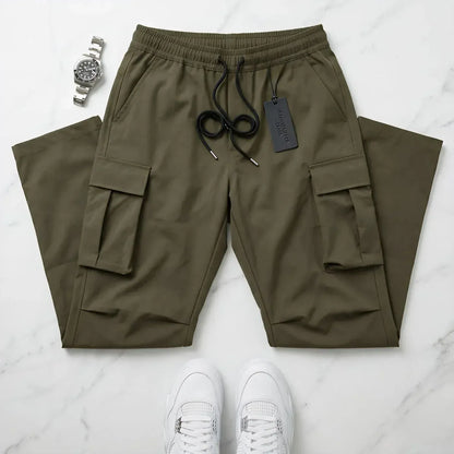 Men’s Lightweight Twill Cargo Pants with Utility Pockets