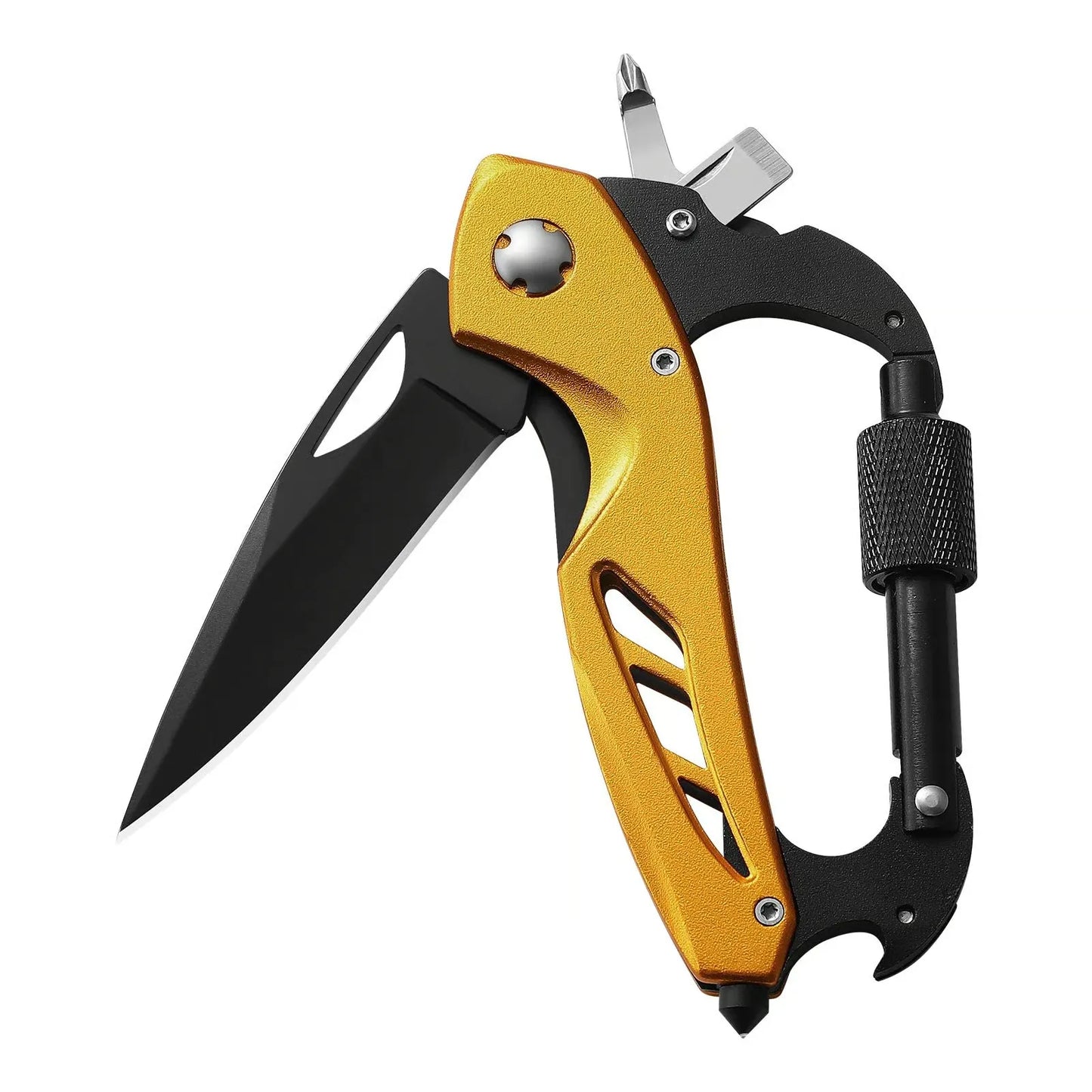 Carabiner EDC Multi-Tool Keychain