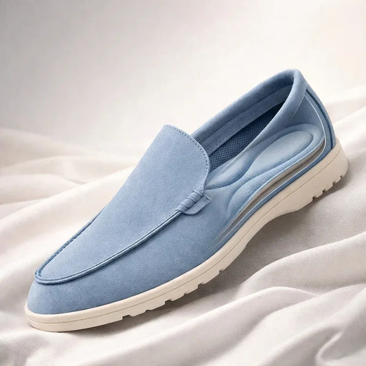 Men’s Casual Suede-Look Slip-On Loafers