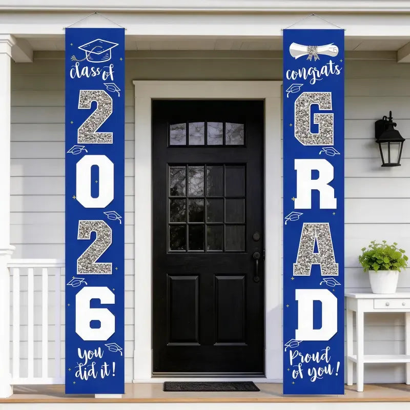 Class of 2026 Graduation Porch Banner Set