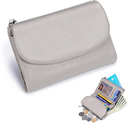 Unisex Pebble Leather-Look RFID Wallet