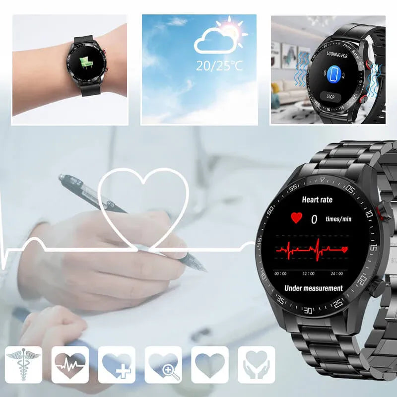 Smart Fitness Watch with Heart Rate & Sleep Tracking
