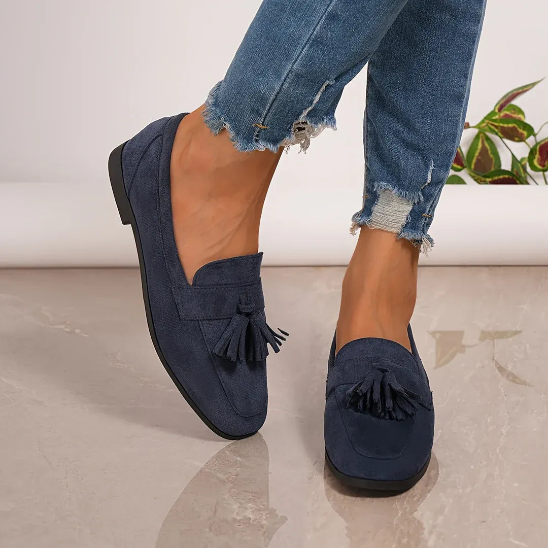 Women’s Suede-Look Tassel Loafers