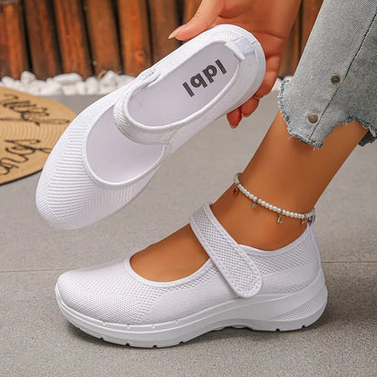Women’s Breathable Mary Jane Walking Sneakers