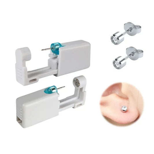 Disposable Ear Piercing Kit with Stud Earrings