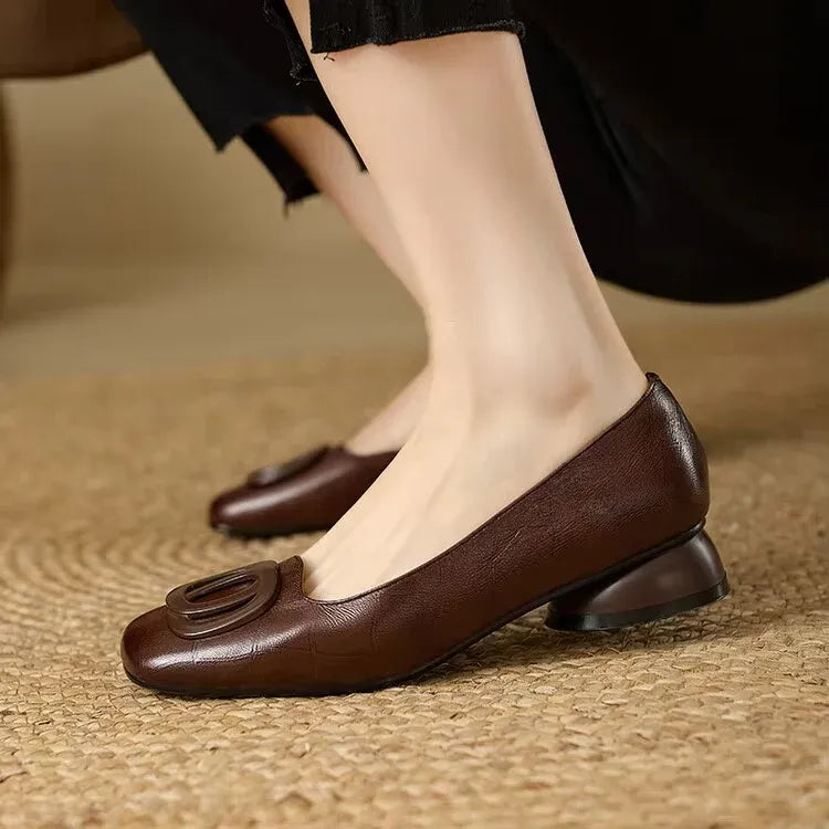 Women’s Buckle Accent Comfort Flats