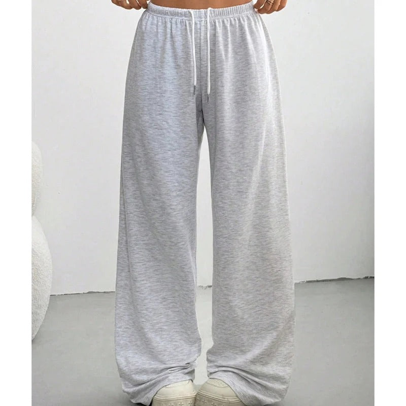 Women's Drawstring Wide-Leg Pants