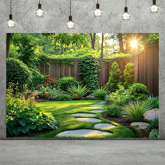 Garden Landscape Privacy Banner