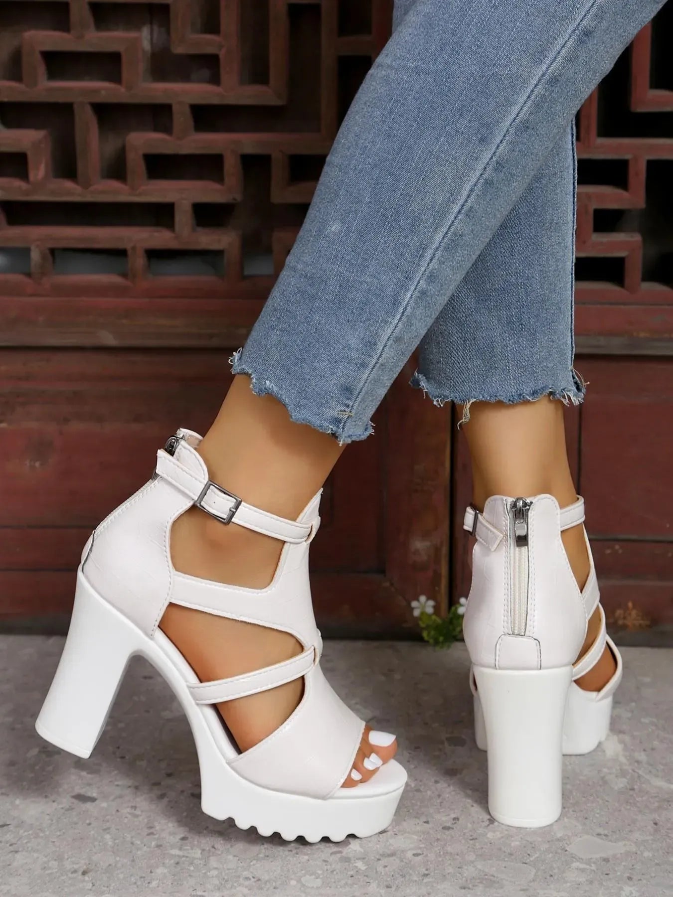 Women’s Platform Block Heel Sandals