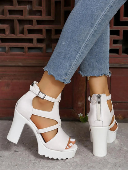 Women’s Platform Block Heel Sandals