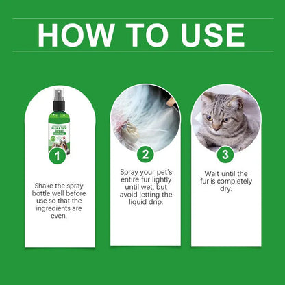 Flea &amp; Tick Spray for Dogs and Cats