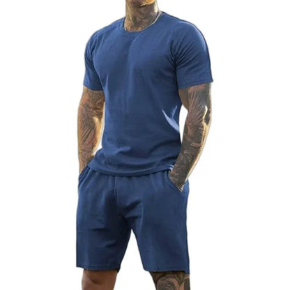 Men’s Athletic T-Shirt and Shorts 2-Piece Set