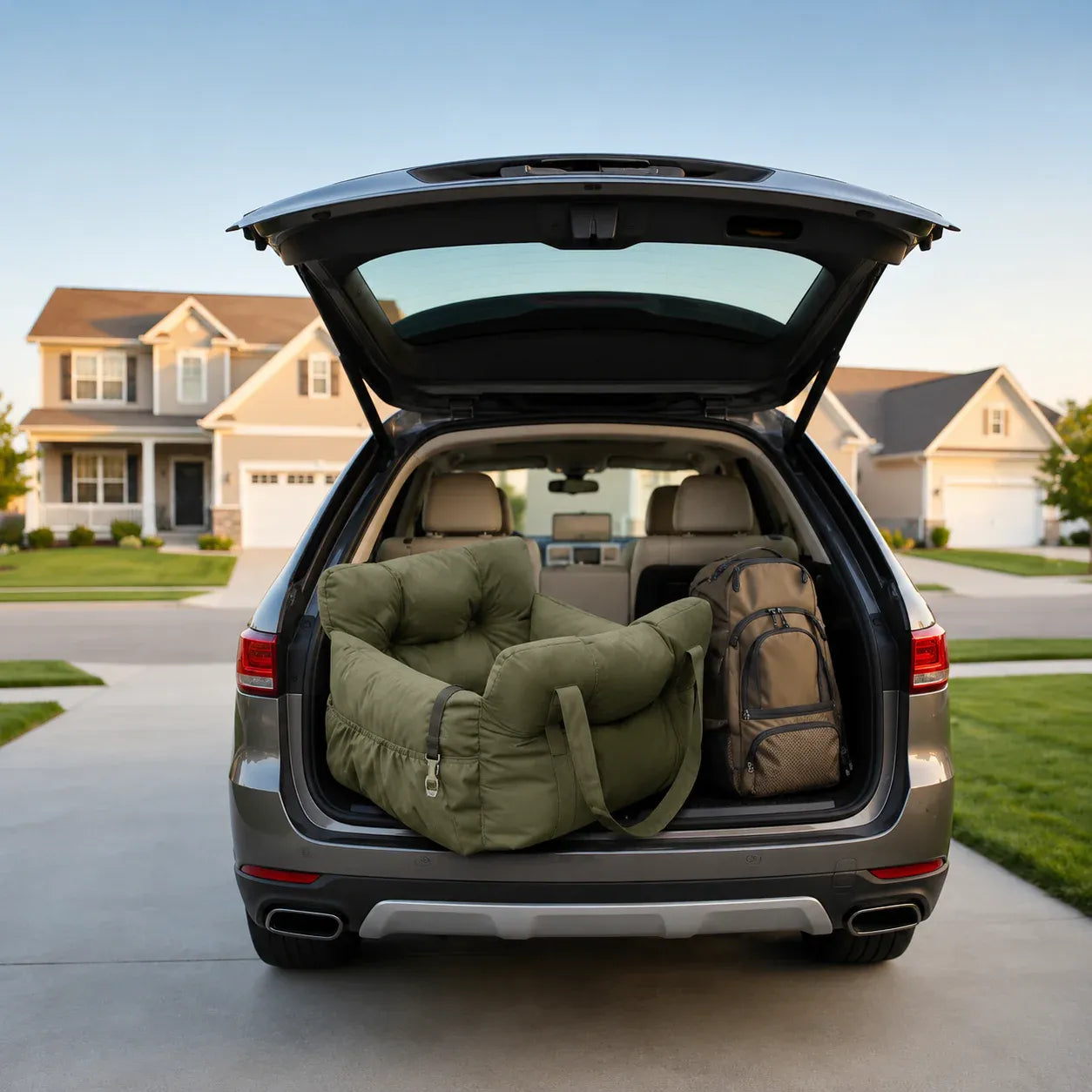 Portable Dog Car Seat Carrier Bed